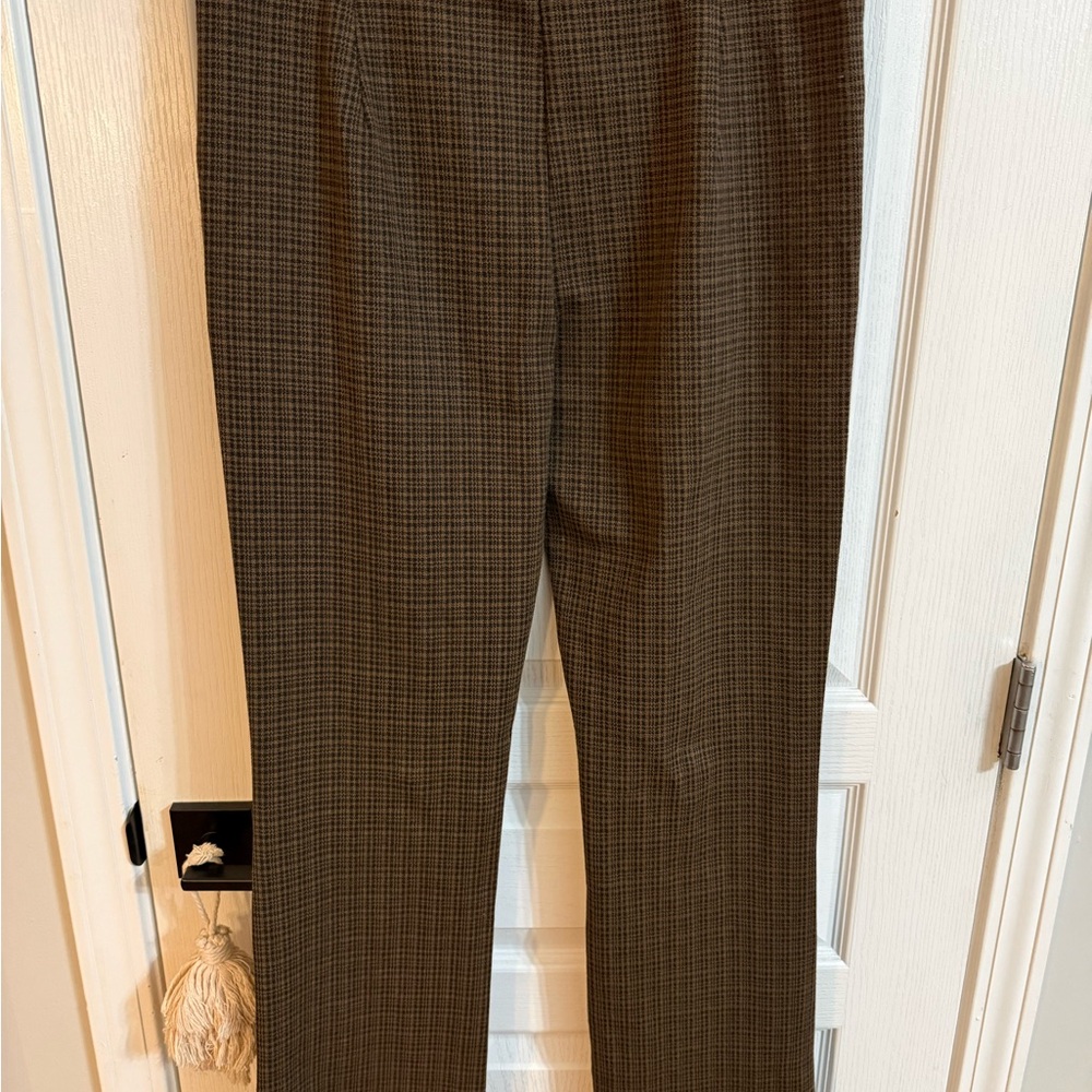 Urban Outfitters Brown Checkered Trousers